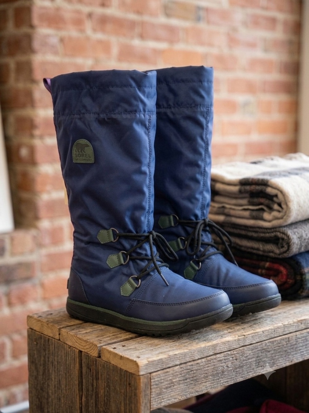 Sorel Damen ‘88 Retro Snow Boots Lace Up Lined Waterproof Size 9.5